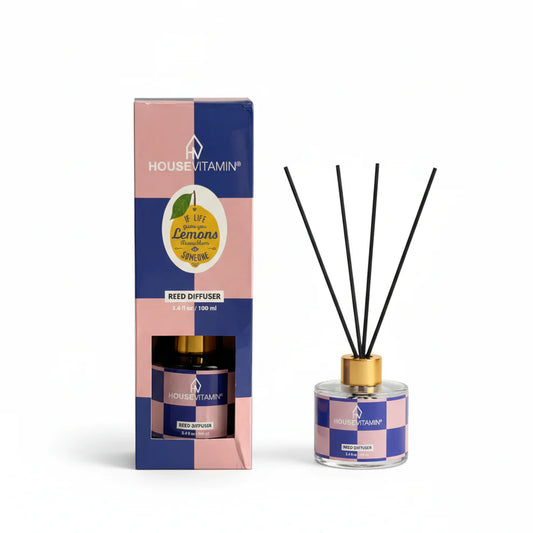 Geurstokjes Citroen 100 ML - Housevitamin