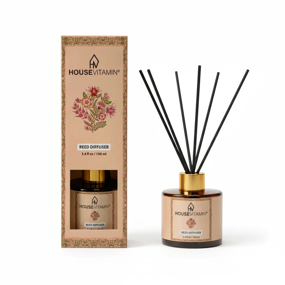 Geurstokjes Amber 100 ML - Housevitamin