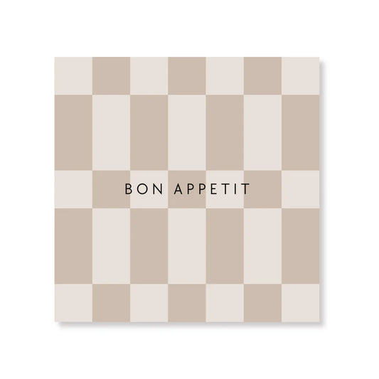 Papieren servetten - 33x33 cm - 3 laags - Bon appetit