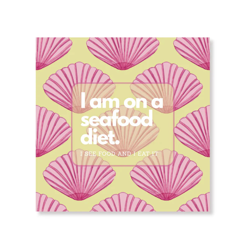 Papieren servetten - 33x33 cm - 3 laags - Seafoot diet