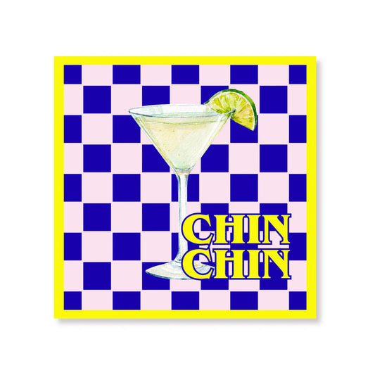 Papieren servetten - 33x33 cm - 3 laags - Chin chin