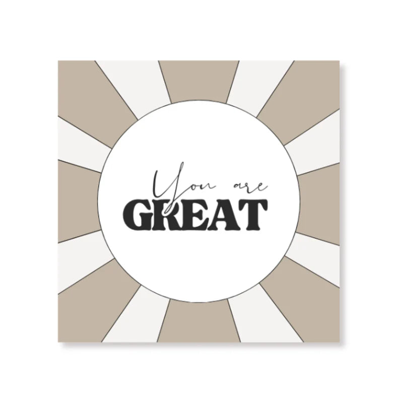 Papieren servetten - 33x33 cm - 3 laags - You are great