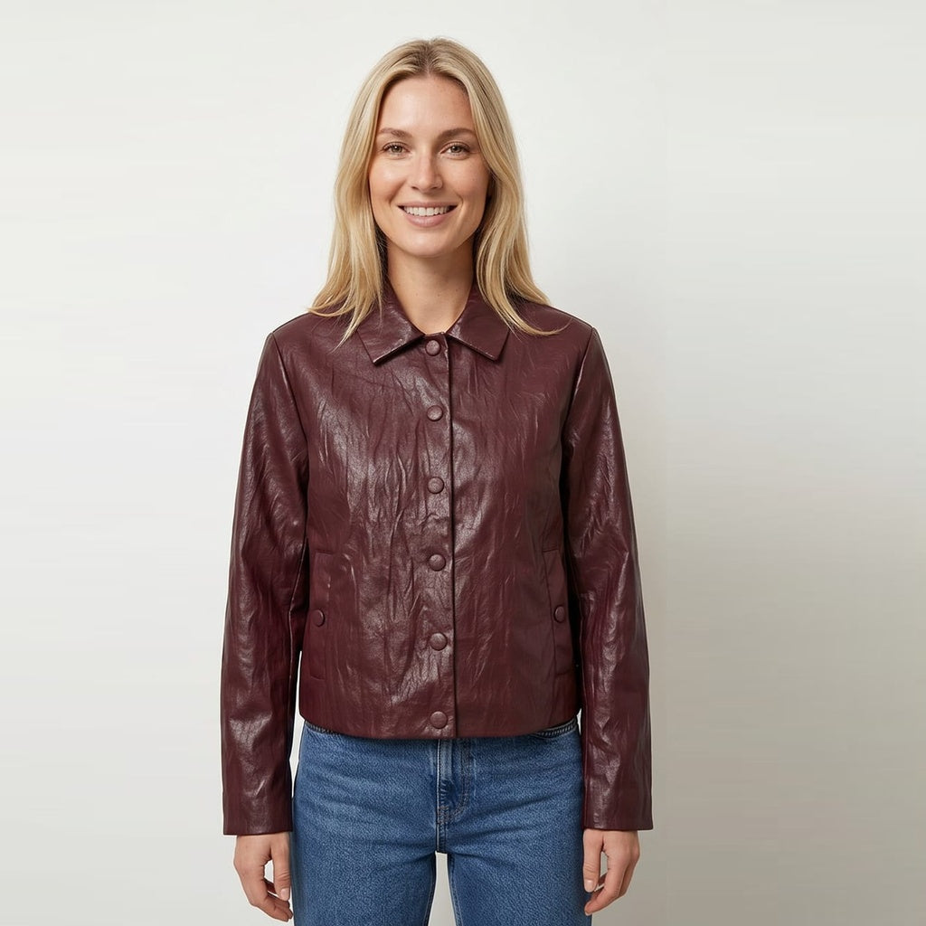 Jacket Alsemberg aubergine - Amélie & Amélie