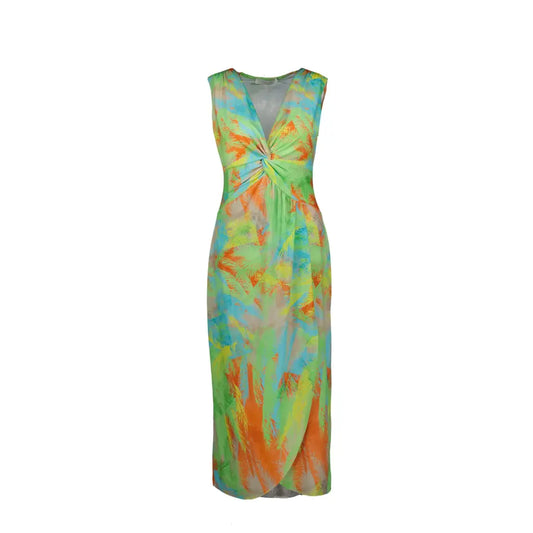 Jurk Dalila yellow - Amélie & Amélie
