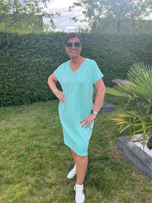 Jurk Filipa - Turquoise