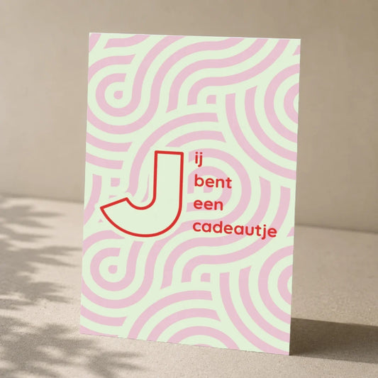 Kaart jij bent een cadeautje - Joeff
