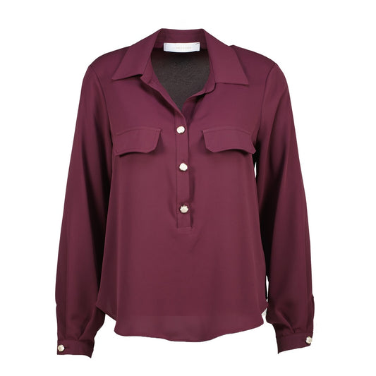 Blouse Lubbock aubergine - Amélie & Amélie