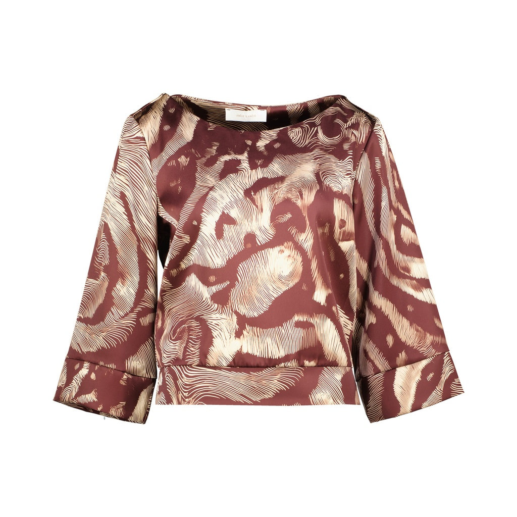 Blouse print choco Amélie & Amélie