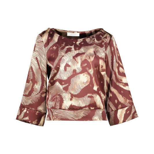 Blouse print choco Amélie & Amélie