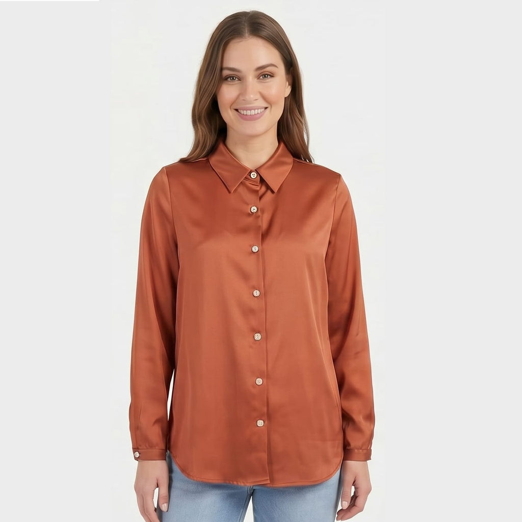 Blouse New Leonia Brique - Amélie & Amélie