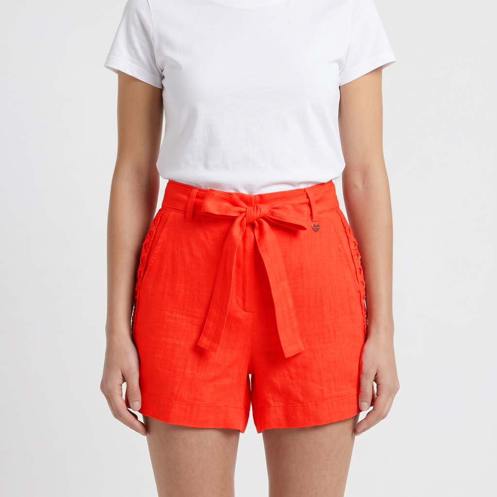 Korte broek Rosy Coral - Amélie & Amélie