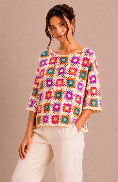 Top crochet Pia