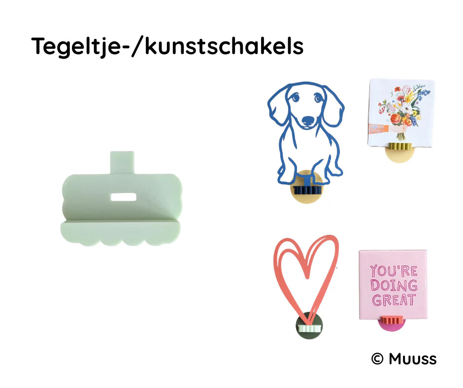 Tegeltje/kunstschakel - Joeff
