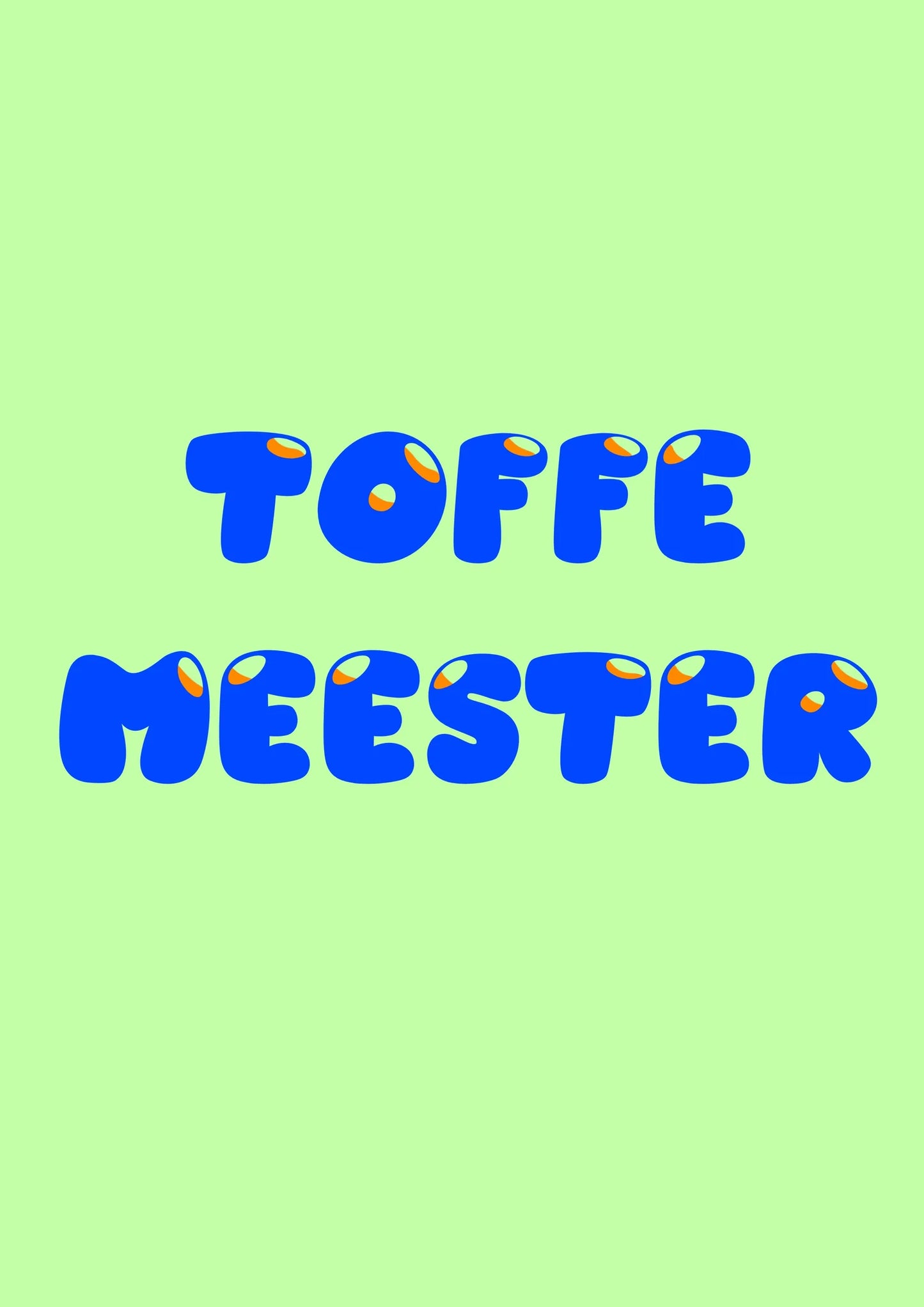 Kaart toffe meester - Joeff