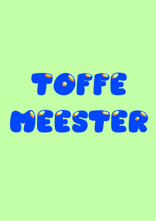Kaart toffe meester - Joeff