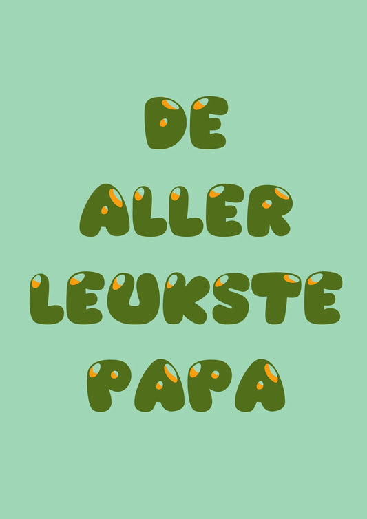 Kaart de allerleukste papa - Joeff