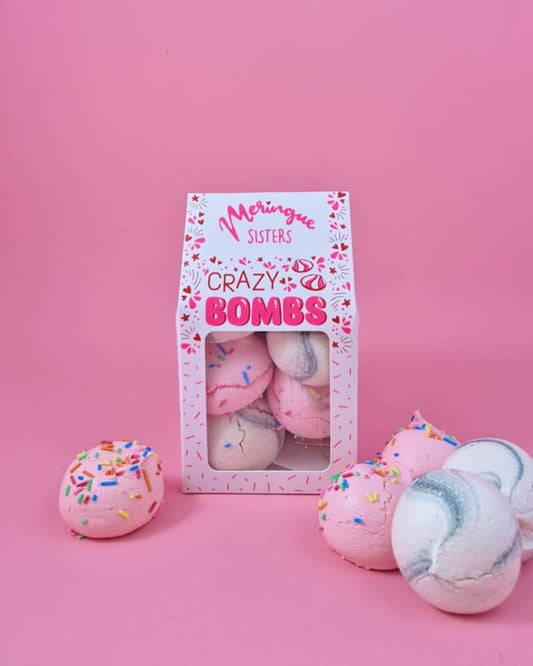 Meringue candy bombs
