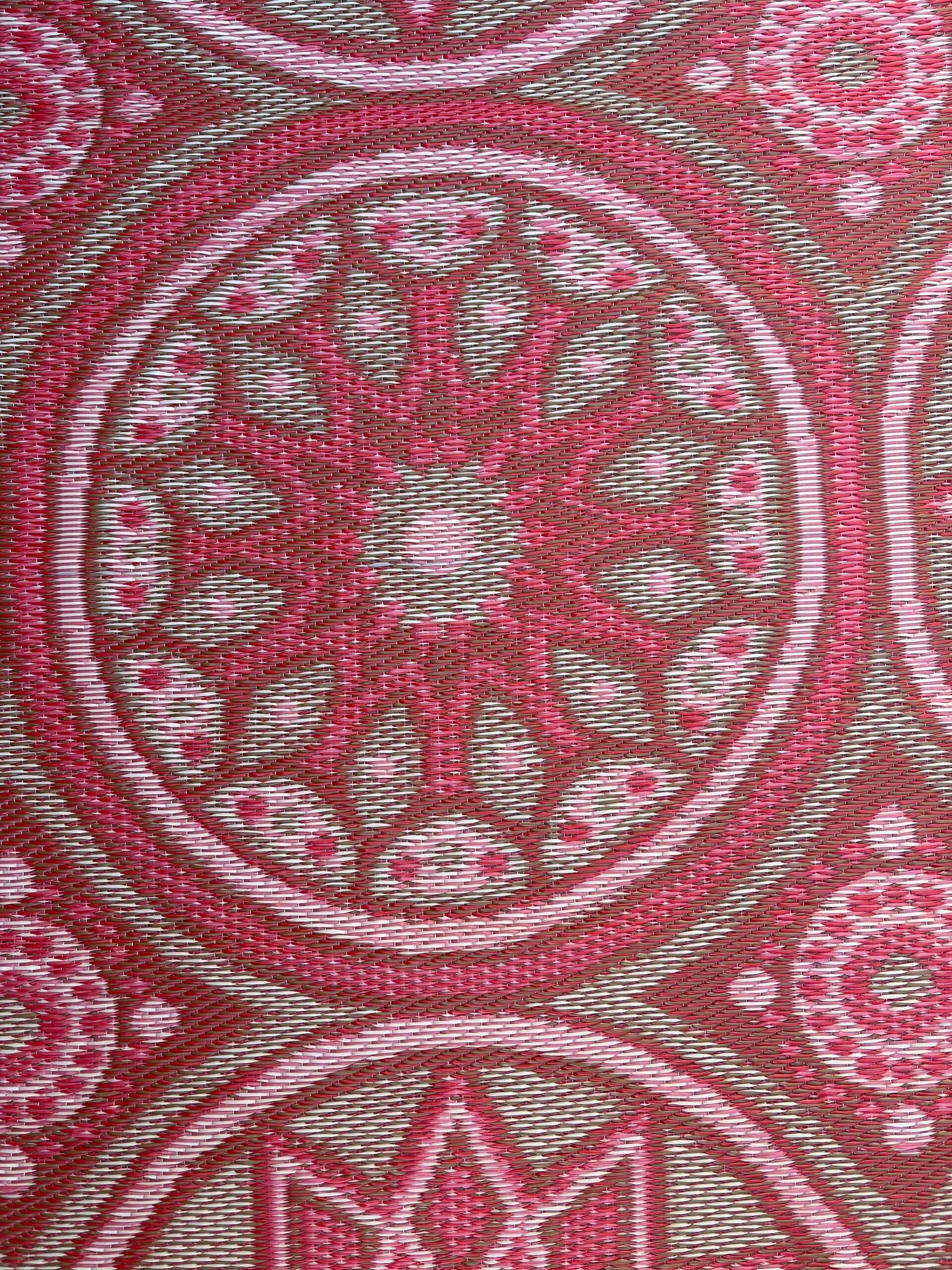 Buitenkleed 120-180 cm, roze/ goud